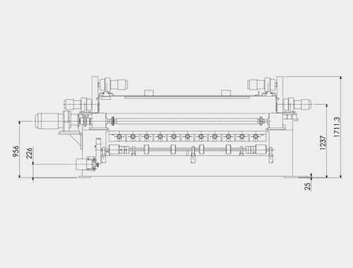 9FT Spindle-less Lathe